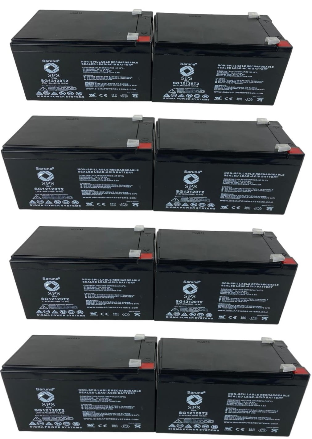 SPS Brand 12V 12Ah Replacement Battery (SG12120T2) for Razor Pocket Rocket  Electric Mini Bike Scooter (10 Pack) 