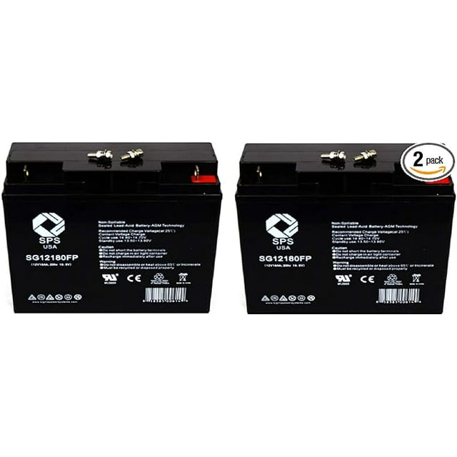 SPS Brand 12V 18Ah Replacement Battery (SG12180FP) for Ortho