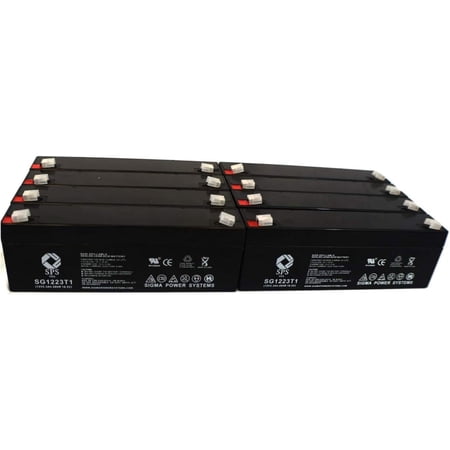 SPS Brand 12V 2.3 Ah Replacement Battery (SG1223T1) for Henley International 464 SONO PULSE (8 Pack)