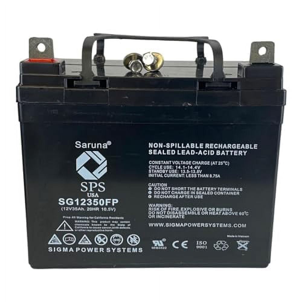 SPS Brand 12V 35Ah Replacement AGM battery for Golf Cart