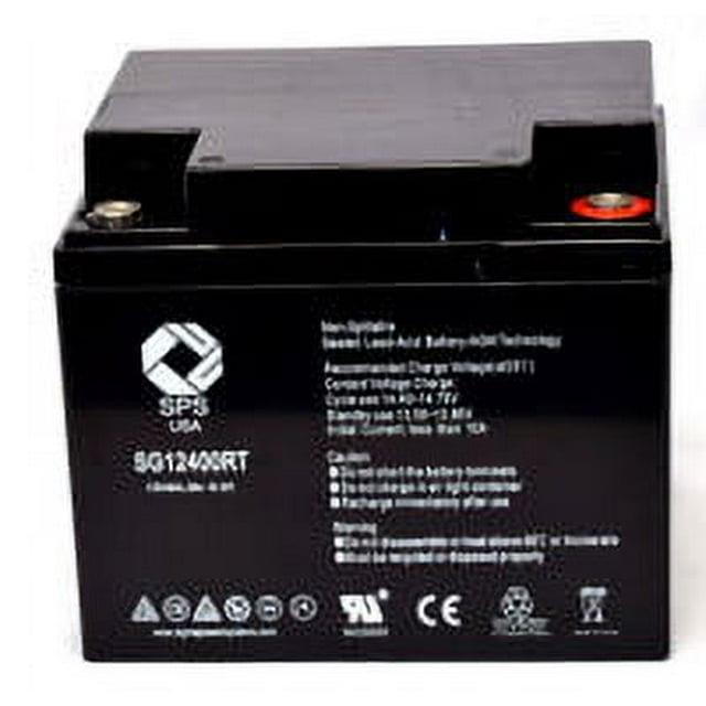 SPS Brand 12V 40Ah Replacement Battery (SG12400RT) for Union Battery