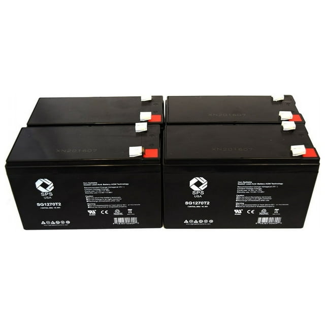 SPS Brand 12V 7 Ah Replacement Battery (SG1270T2) for APC SMART- XL SUA3000RMXL3U UPS (5 PACK)