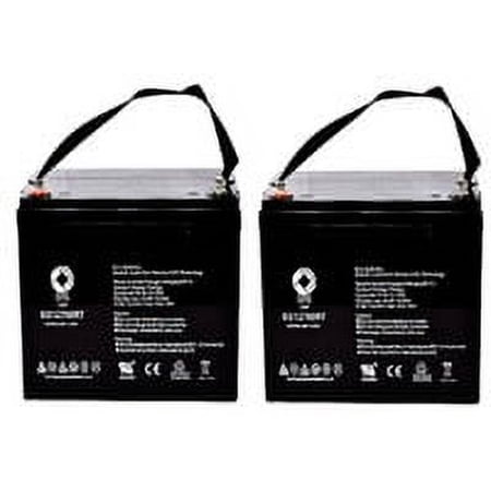 SPS Brand 12V 75Ah Replacement Battery (SG12750RT) for APC UXBP24 UPS (Terminal RT) (2 Pack)