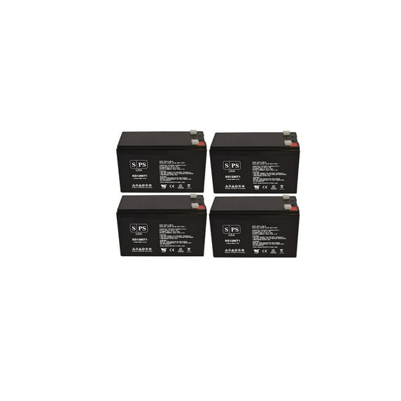 SPS Brand 12V 8 Ah Replacement Battery (SG1280T1) for Bruno SRE-2010C Wheelchair (4 PACK)