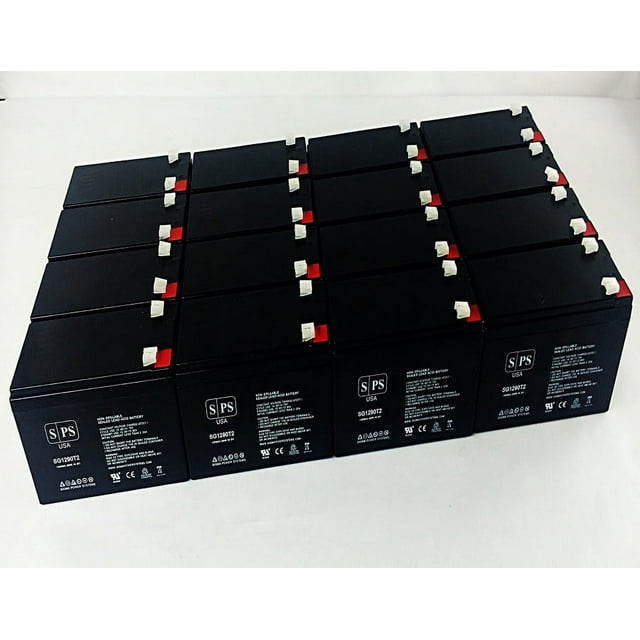 SPS Brand 12V 9Ah Replacement Battery (SG1290T2) for APC BR1200 (Terminal T2) (50 Pack)