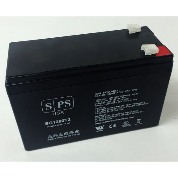 SPS Brand 12V 9Ah Replacement Battery (SG1290T2) for UNIVERSAL VISION CP1290 (Terminal T2) (1 Pack)