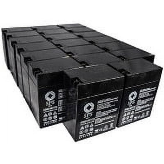 SPS Brand 6 V 14 Ah Replacement Battery (SG06140T1T2) with Terminal T1T2 for Hitachi HP8-6 (24 PACK)
