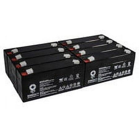 SPS Brand 6 V 3.2 Ah Replacement Battery (SG0632LT1) with Terminal LT1 for Continental Scale 451KL PEDIATRIC HEALTHOMETER SCALE (8 PACK)