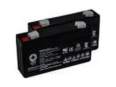 SPS Brand 6V 1.3 Ah (Terminal T1) Replacement battery (SG0613T1) for Universal Power Group C6180 (2 PACK) - image 1 of 1