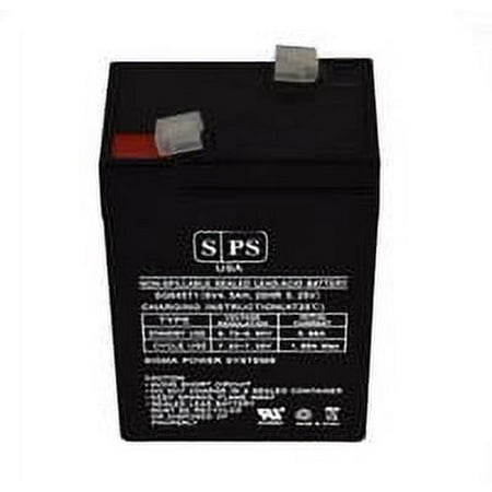 SPS Brand 6V 4.5 Ah UPS Replacement Battery for Yuasa NP4-6 (1 Pack)
