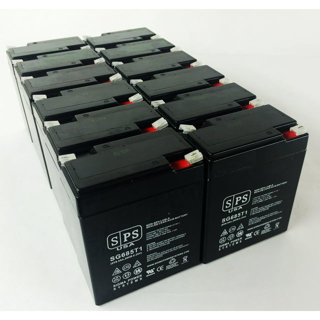 SPS Brand 6V 8.5 Ah Replacement Battery (SG0685T1) for Trio Lighting TL930211 (24 pack)