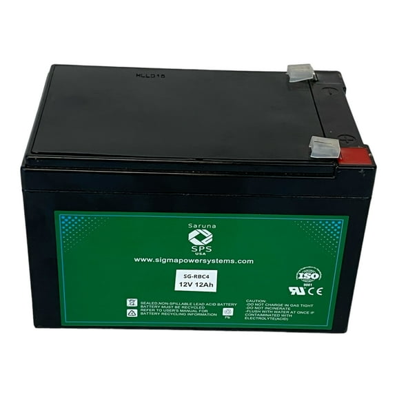SPS Brand APCRBC4 Replacement Battery Cartridge for APC Back-UPS (SG-RBC4) for BP650SC