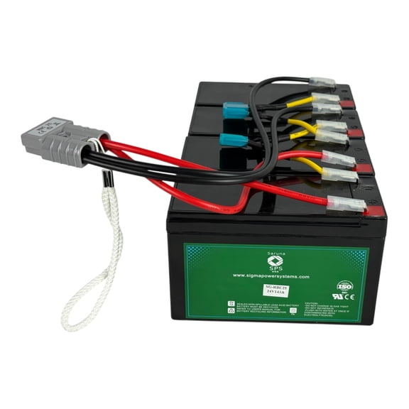 SPS Brand SG-APCRBC25 Replacement Battery Cartridge for APC RBC25 SMART UPS