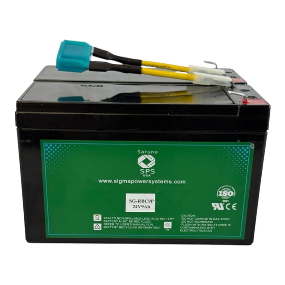 SPS Brand SG-APCRBC9P High Capacity premium Replacement Battery Cartridge APCRBC9 UPS for SU700RM