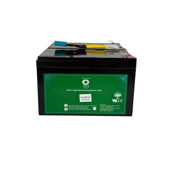 SPS (SG-RBC6P) APCRBC6P Replacement Battery Kit for APCRBC6 UPS