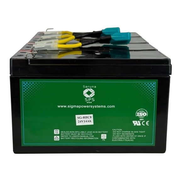 SPS (SG-RBC8) APCRBC8 High Rate Replacement Battery Cartridge for SU1400RMX93