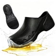 thumbnail image 1 of SPSHOOS Slip Resistant Work Shoes for Men Women Waterproof Oil Resistant Chef Shoes Nurse Shoes Lightweight Comfortable for Chef Restaurant Nurse Black, 1 of 10