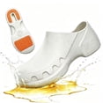 thumbnail image 1 of SPSHOOS Slip Resistant Work Shoes for Men Women Waterproof Oil Resistant Chef Shoes Nurse Shoes Lightweight Comfortable for Chef Restaurant Nurse White, 1 of 10