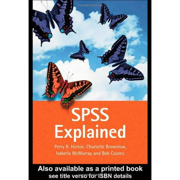 Pre-Owned SPSS Explained (Paperback) 0415274109 9780415274104