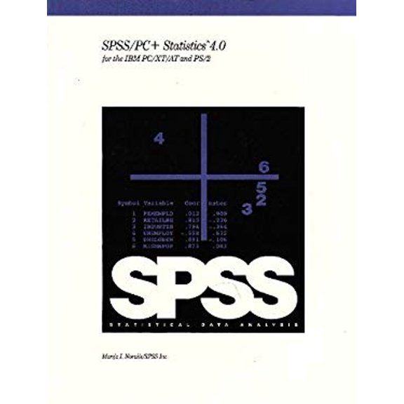 Pre-Owned SPSS-PC Plus Statistics 4.0 for the IBM PC-XT and PS-2 (Paperback) 9780923967123
