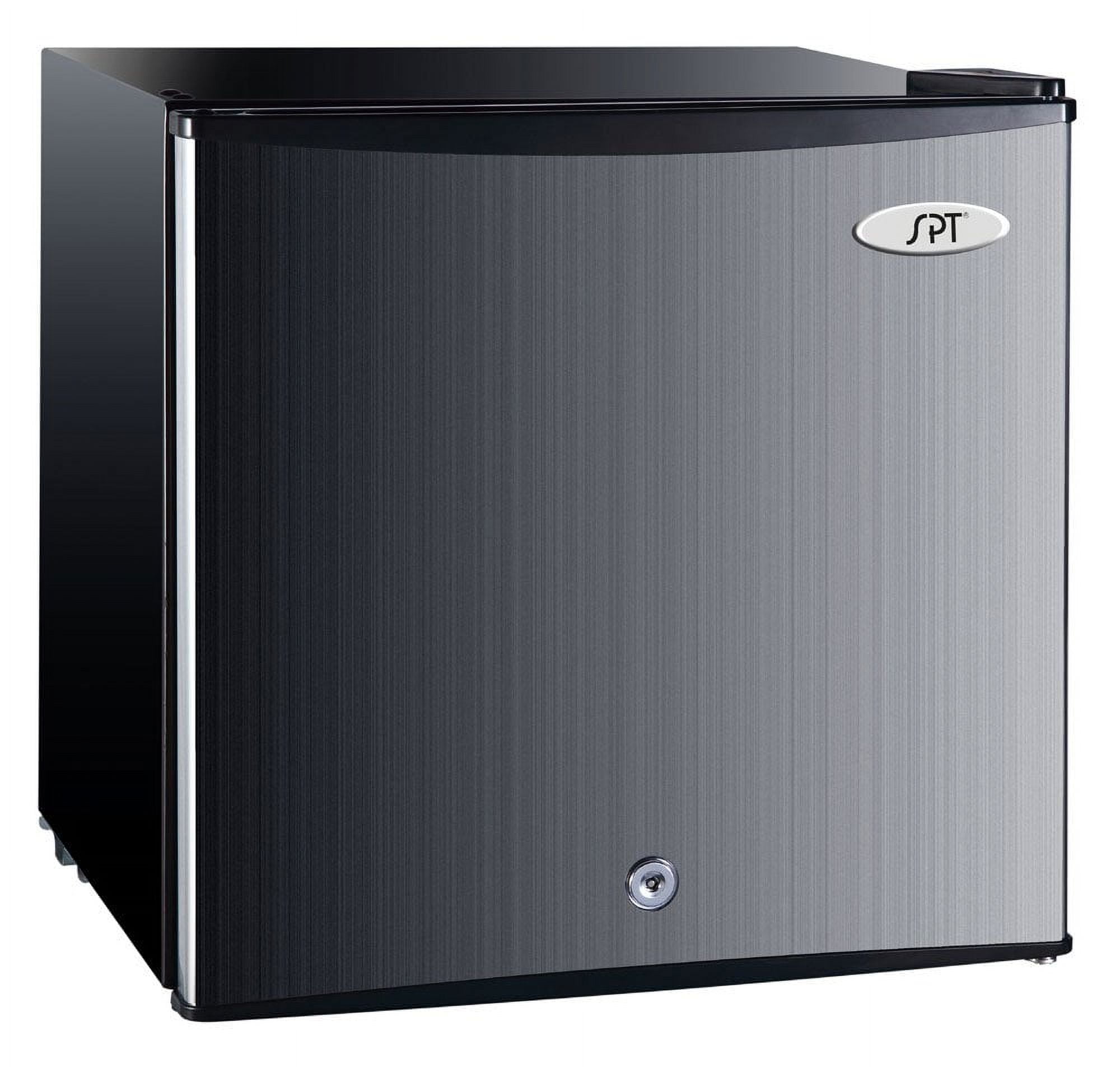 Compact Stainless Steel 1.1 Cu. Ft. Undercounter Upright Freezer