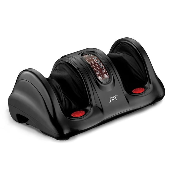 SPT AB-765BA Reflexology Foot Massager with Heat & Fir, Black