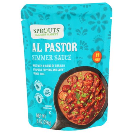 SPT Al Pastor Simmer Sauce 8 oz Package May Vary