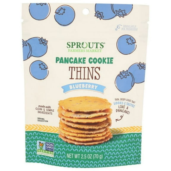 2X - SPT Blueberry Pancake Cookie Thins 2.5 oz