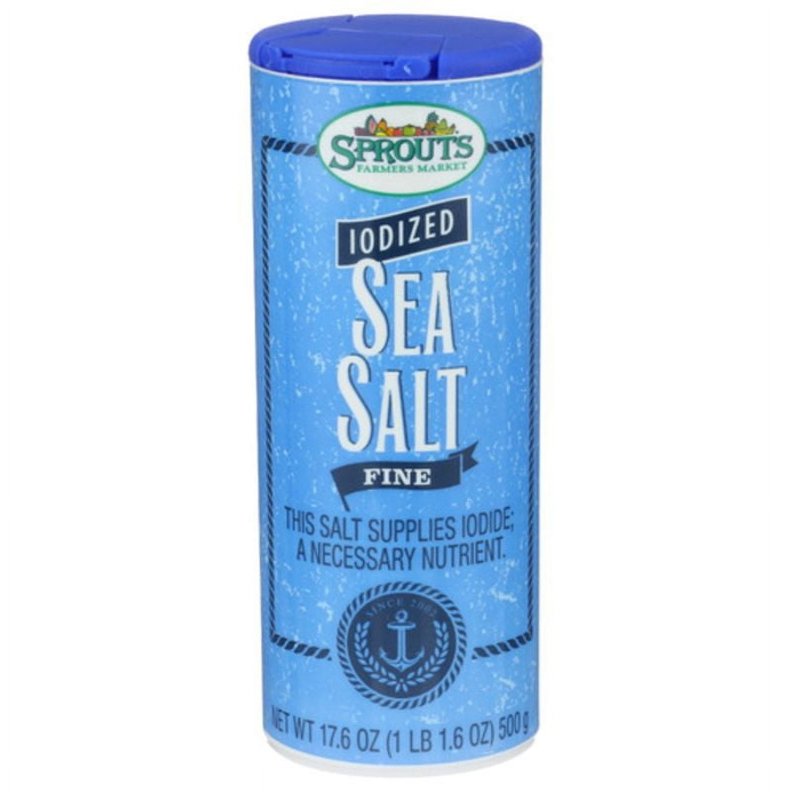 2X - SPT Iodized Fine Sea Salt 17.6 oz - Walmart.com