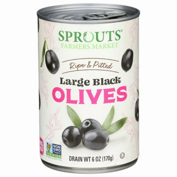 2X - SPT Large Ripe Black Olives 6 oz