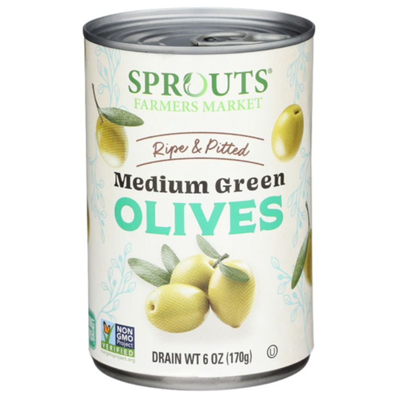 2X - SPT Medium Ripe Pitted Green Olives 6 oz - Walmart.com