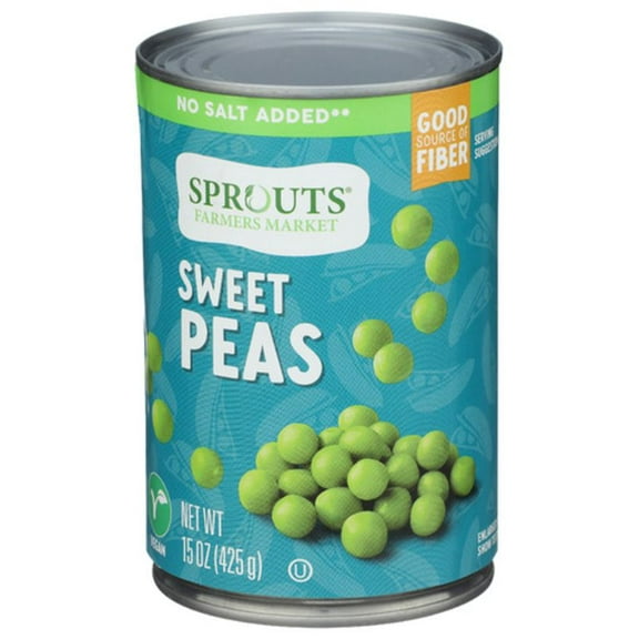 2X - SPT No Salt Added Canned Sweet Peas 15 oz