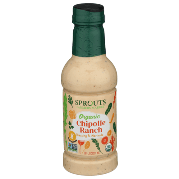 SPT Organic Chipotle Ranch Dressing 20 fl oz - Pack of 3