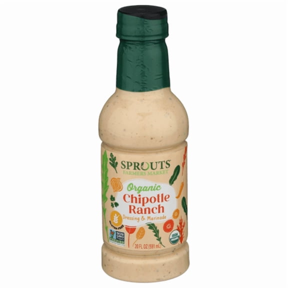 SPT Organic Chipotle Ranch Dressing 20 fl oz - Pack of 3