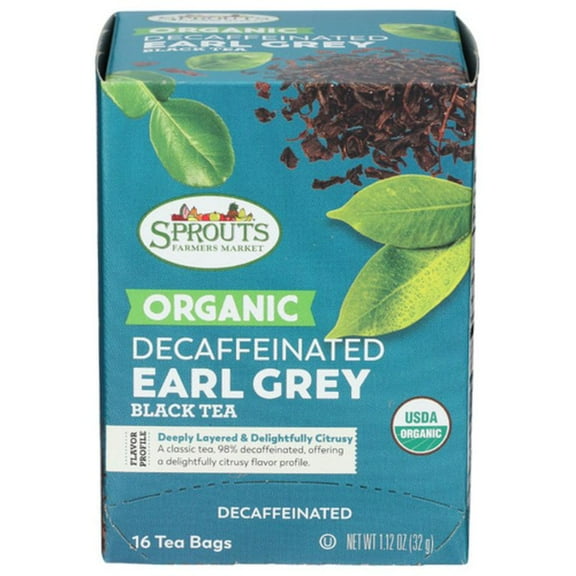 2X - SPT Organic Decaffeinated Earl Grey Black Tea 16 ct