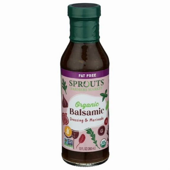 2X - SPT Organic Fat Free Balsamic Dressing 12 fl oz
