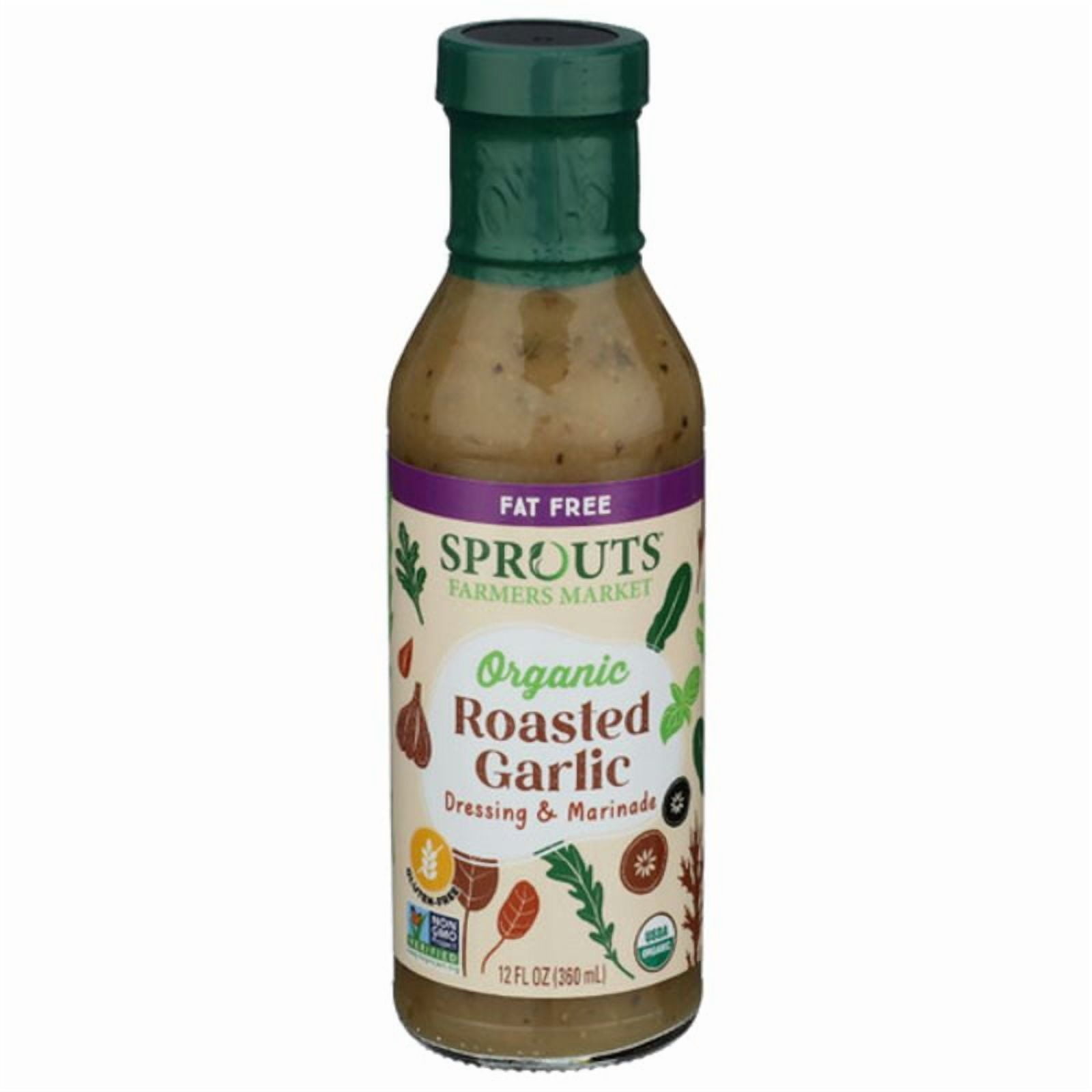 SPT Organic Fat Free Roasted Garlic Dressing 12 fl oz