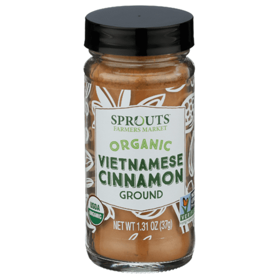 SPT Organic Ground Vietnamese Cinnamon 1.31 oz - Pack of 2