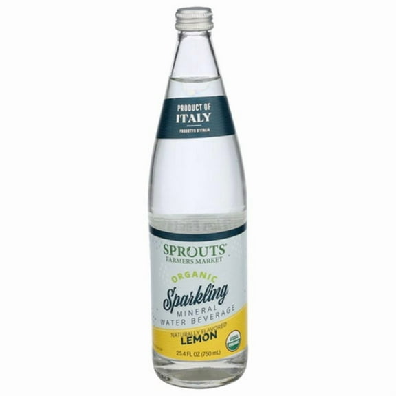 2X - SPT Organic Lemon Sparkling Mineral Water 25.4 fl oz