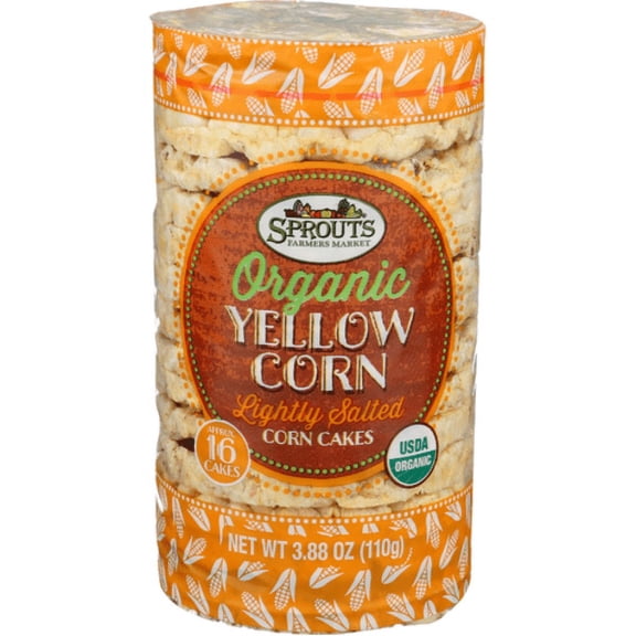 SPT Organic Lightly Salted Yellow Corn Cakes 3.88 oz