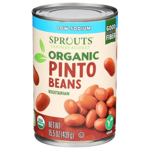2X - SPT Organic Low Sodium Pinto Beans 15.5 oz