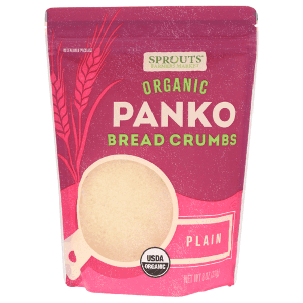SPT Organic Plain Panko Bread Crumbs 8 oz - Pack of 2
