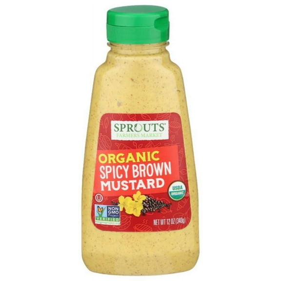SPT Organic Spicy Brown Mustard 12 oz