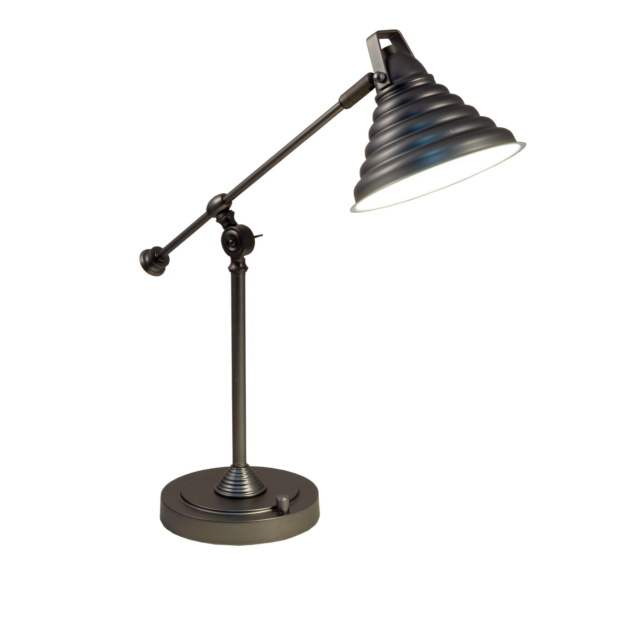 Springdale 21.5"H Cone LED Desk Lamp With USB Charger