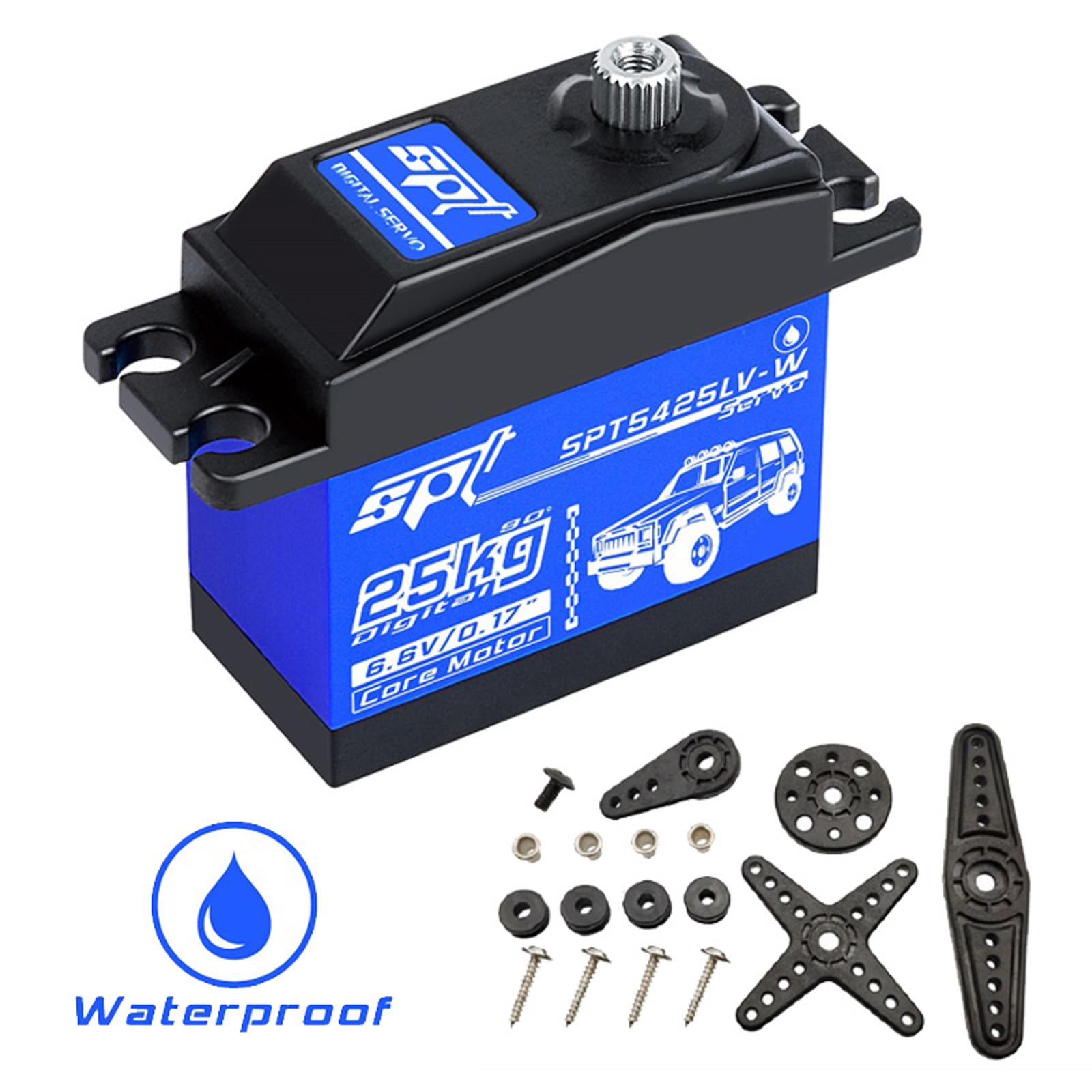 SPT5425LV-W 25KG 90° Digital Servo Core Motor, 90-120° Remote Control ...