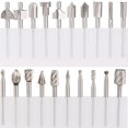 thumbnail image 1 of SPTA 10Pc HSS Router Carbide Engraving Bits & 10Pcs Router Bit 1/8"(3mm) Shank for Rotary Tools for DIY Woodworking, Carving, Engraving, Drilling, 1 of 5