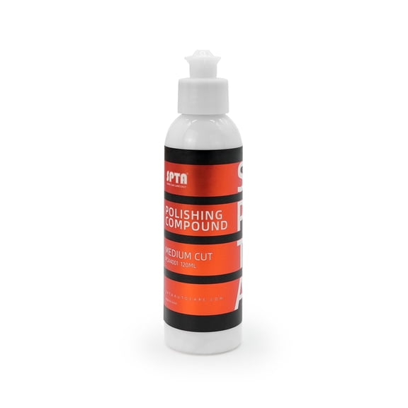 SPTA 1Pc 4.06oz (120ml) Polishing Compound Medium Cut, Car Scratch & Swirl Remover Rubbing Compound & Medium Cut Polish Compound Swirl Remover for Car Automotive Paint Correction