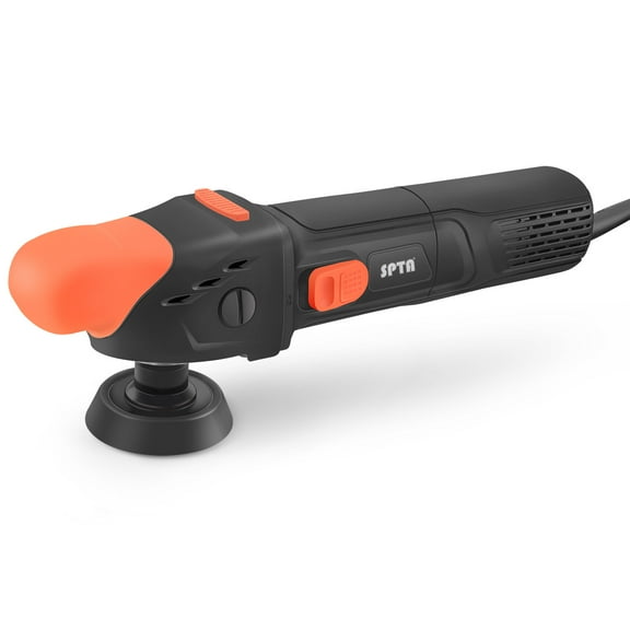 SPTA 3 Inch Digital Long Throw Car Rotary Polisher Mini Polishing Machine Buffer Detaiing