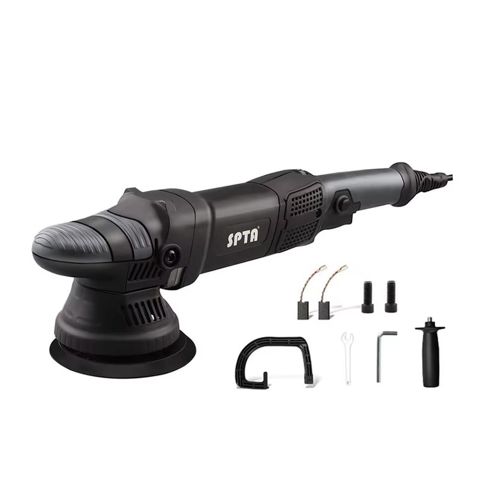 SPTA 5 inch 780W Dual Action Polisher Orbit 15mm Auto Polisher DA Car Polisher Home DIY Polisher for Car Polishing and Waxing