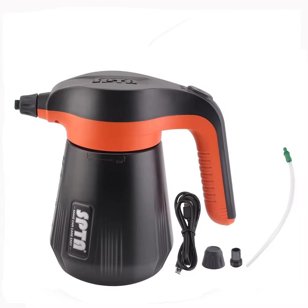 SPTA Pressure Foam Sprayer, 2.25L/76 oz Electric Pressurized Soap Sprayer Car Foam Sprayer, Cordless Pump Sprayer, Car Wash Pressure Washer Foamer for Detailing